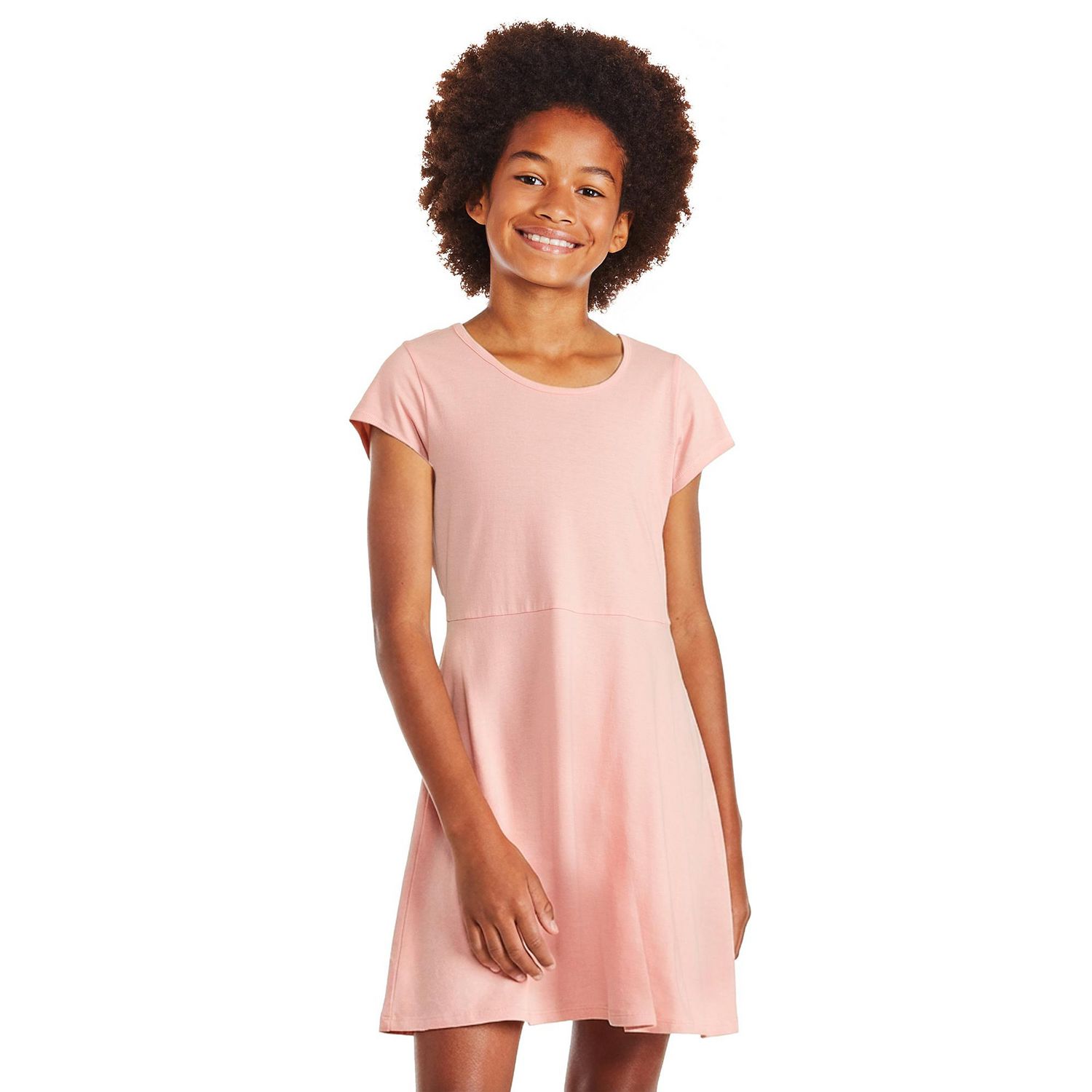 Robe patineuse à manches courtes George pour filles