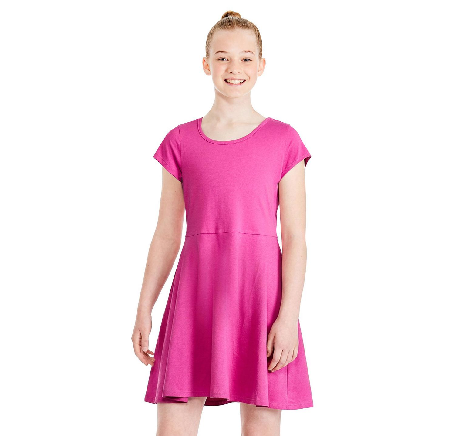 Robe patineuse à manches courtes George pour filles