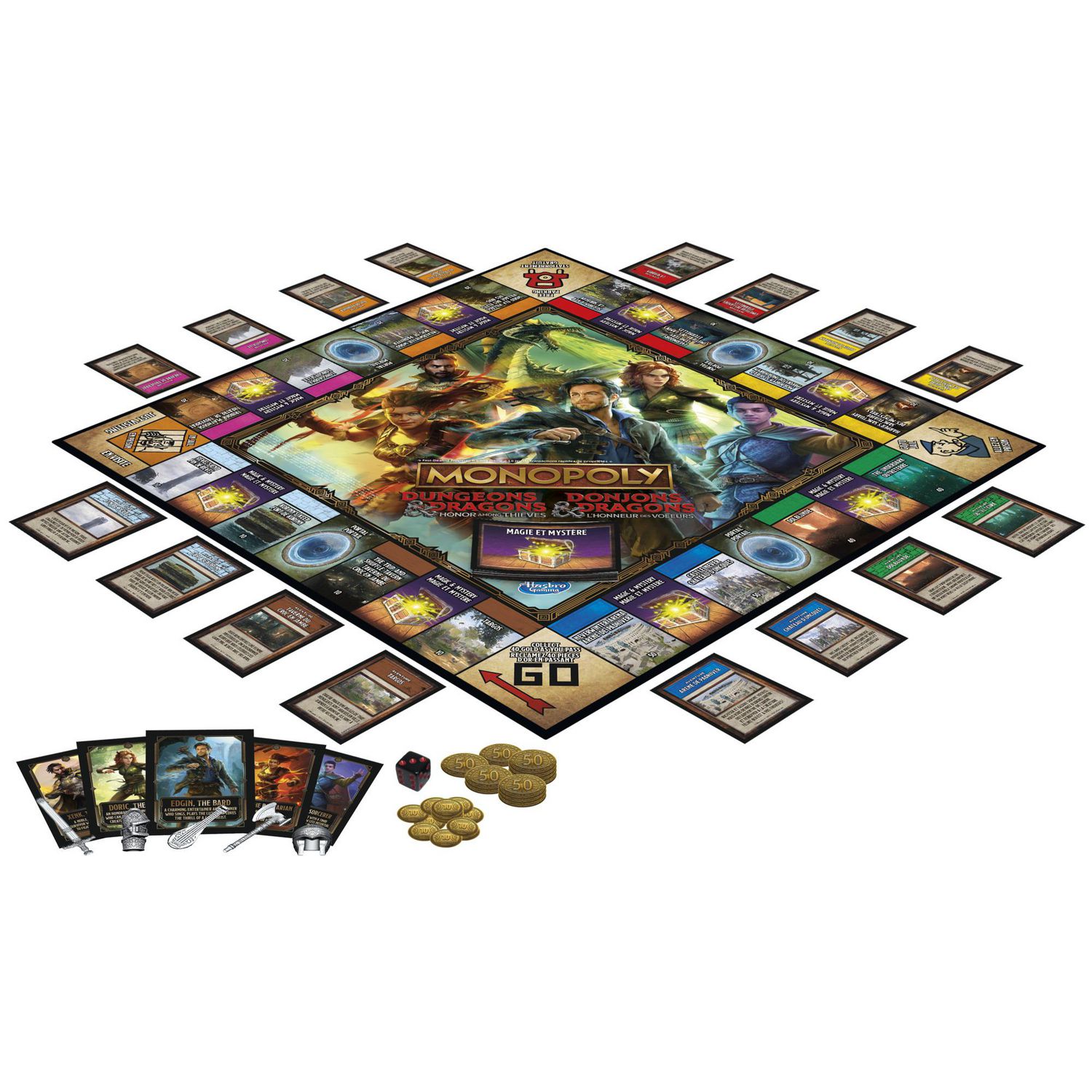 Monopoly Dungeons & Dragons: Honor Among Thieves Game, Inspired by