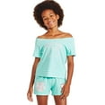 thumbnail image 1 of Hello Kitty Girls' Off The Shoulder Top, 1 of 3