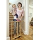 Storkcraft Easy Walk-Thru Wooden Safety Gate, White Adjustable Baby Safety Gate For Doorways and Stairs, Great for Children and Pets – image 2 sur 6