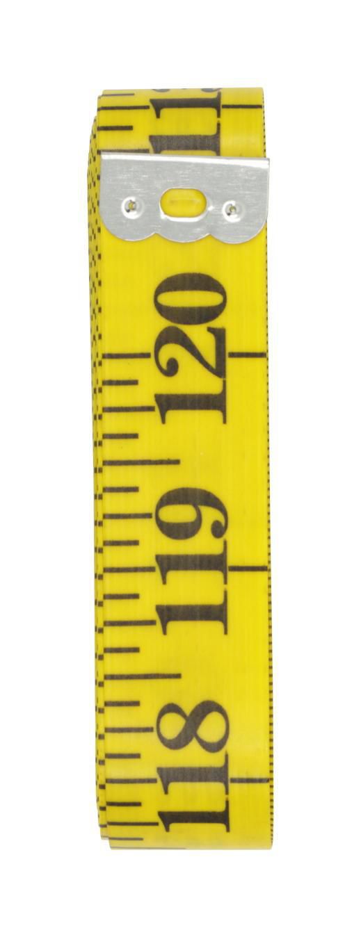 Dritz Vinyl Measuring Tape 60 Yellow Soft, Flexible - Humboldt