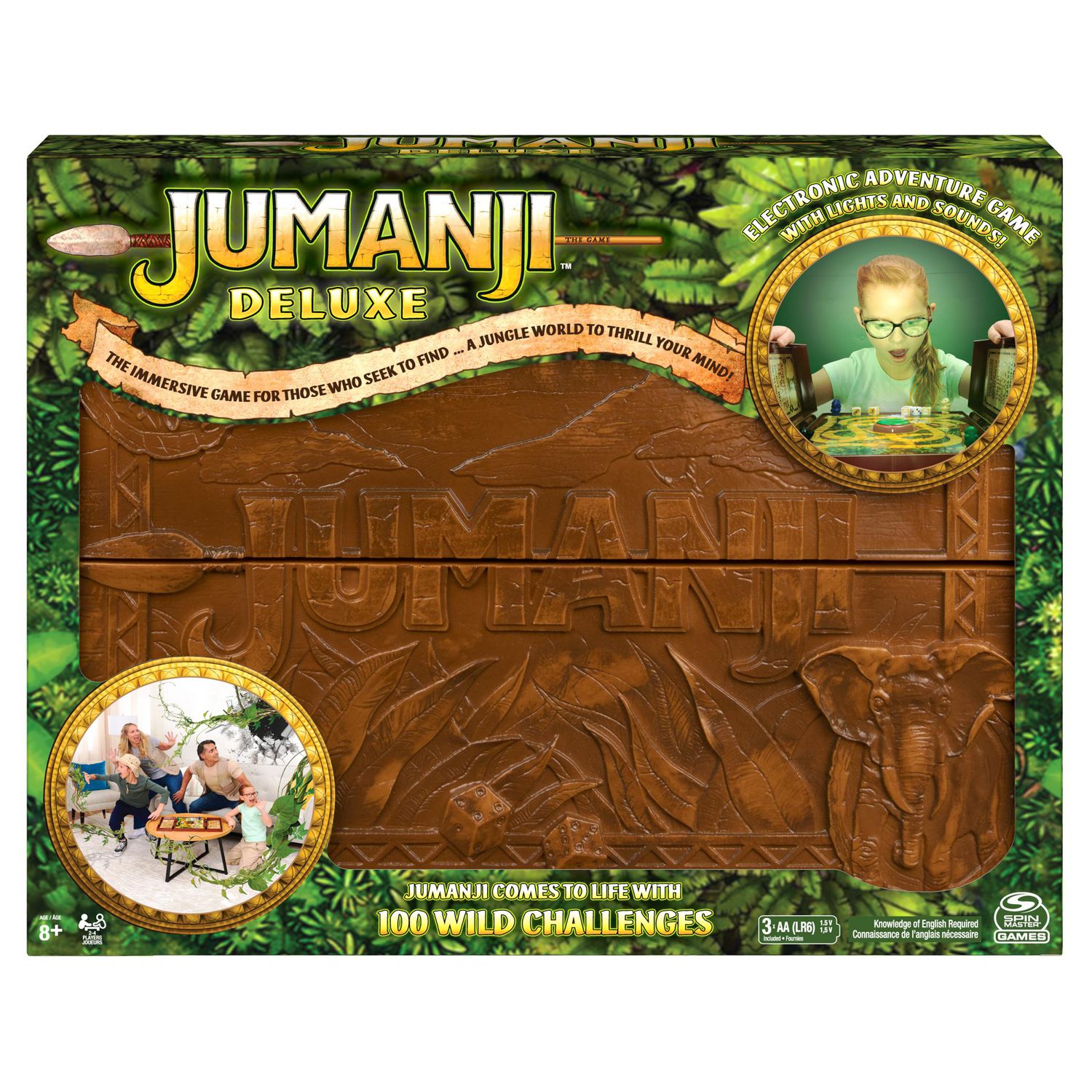 Jeu Jumanji Deluxe, version électronique immersive du jeu de