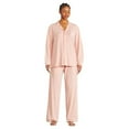 thumbnail image 1 of George Women's Notch Collar Pajama 2-piece Set, 1 of 6