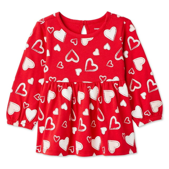 Tunique de la Saint-Valentin George pour bébés filles
