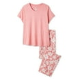 thumbnail image 1 of George Women's Plus Two Piece Pajama Set, 1 of 6