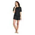 thumbnail image 1 of George Women's Pajama Tee 2-Piece Set, 1 of 6
