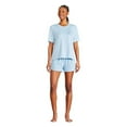 thumbnail image 1 of George Women's Pajama Tee 2-Piece Set, 1 of 6
