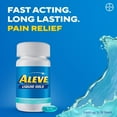 thumbnail image 3 of ALEVE Pain Relief Liquid Gels, Strength to Last Up to 12 Hours, Naproxen Sodium 220mg, 3 of 10