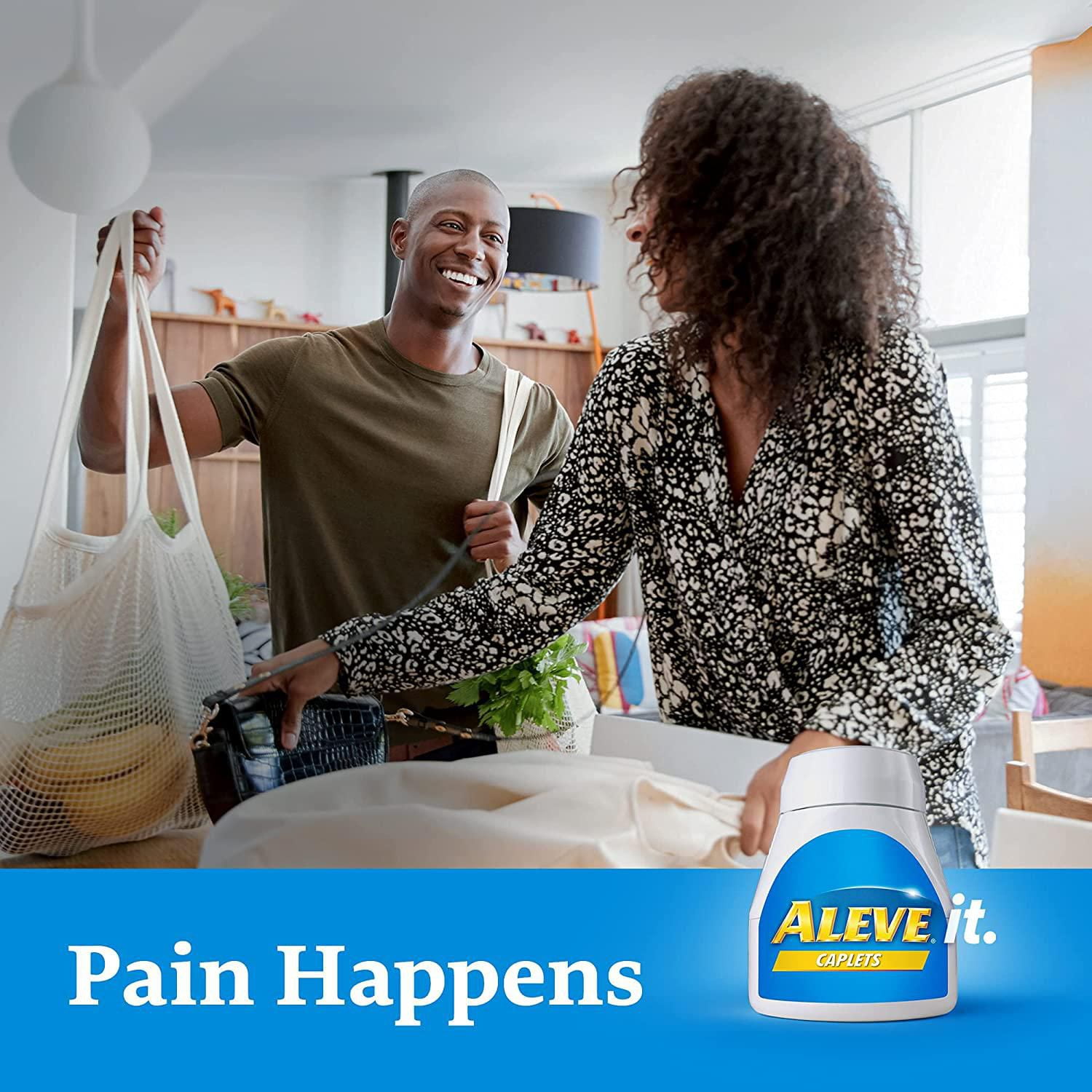 ALEVE Pain Relief, Clinically Proven, Fast-Acting, Long-Lasting, Naproxen Sodium, 24 Caplets