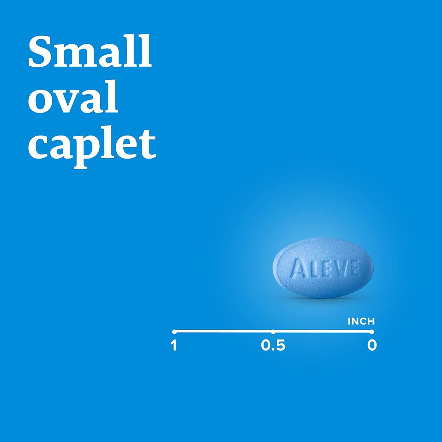 ALEVE Pain Relief, Clinically Proven, Fast-Acting, Long-Lasting, Naproxen Sodium, 24 Caplets