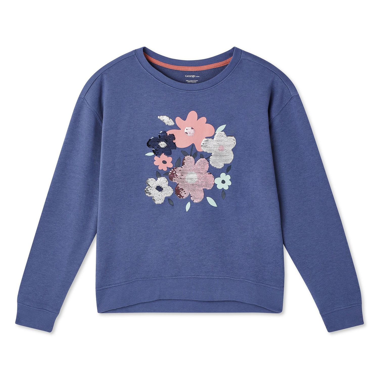 George Girls' Crew Neckline Sweatshirt