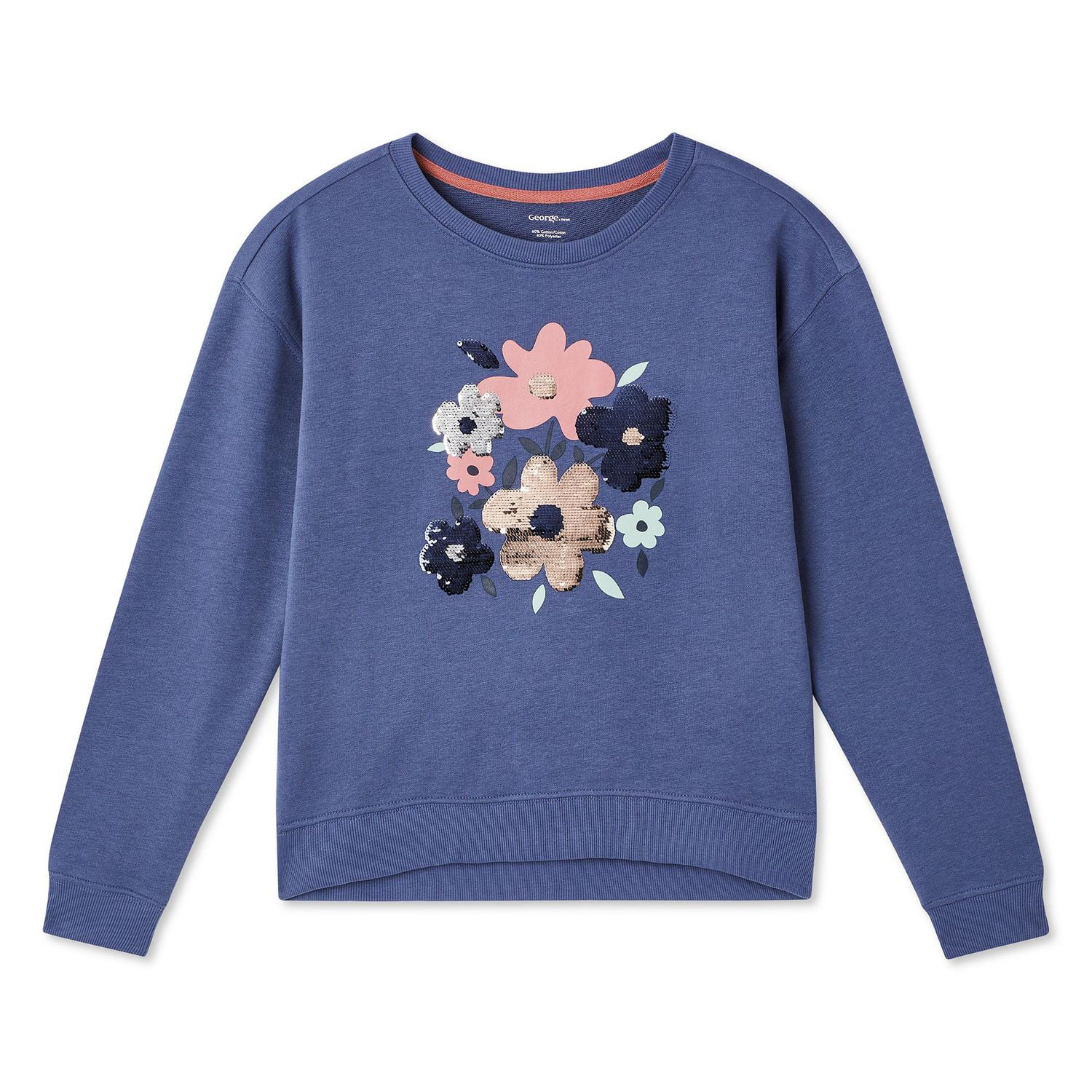 George Girls' Crew Neckline Sweatshirt