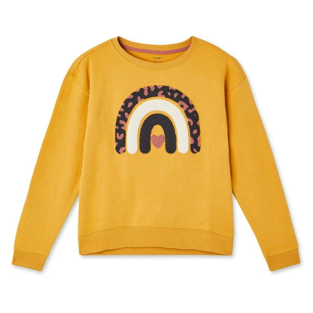 Sweat Fille George – Gris – Coton – Taille 11 Ans – Manches Longues – Très Bon état
