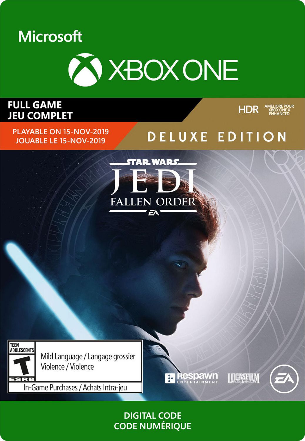 Xbox One Star Wars Jedi Fallen Order Deluxe Edition Download