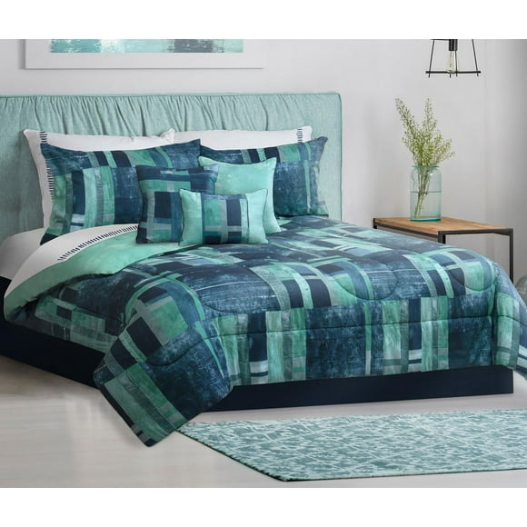 Safdie & Co. Comforter Set 7PC Q Grafix