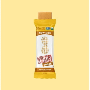 Perfect Bar Taille du snack de beurre d'arachide, 10g des protéines, 20+ Superaliments, ingrédients propres, biologique certifié, 46g