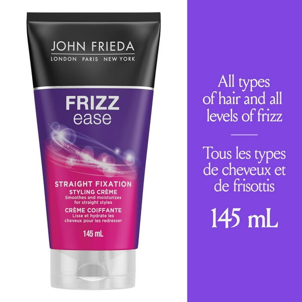Crème coiffante Frizz Ease Straight Fixation de John Frieda 145 mL