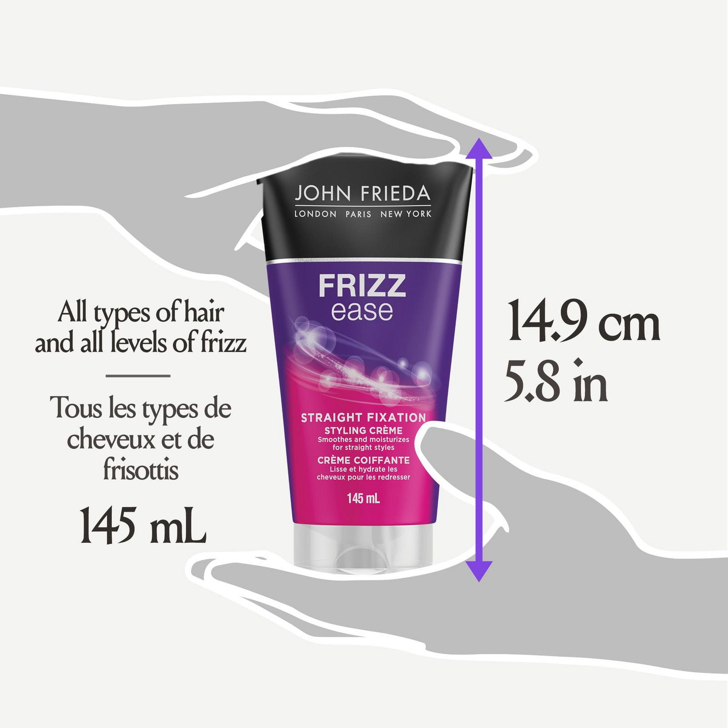 John frieda frizz ease 2024 straight fixation styling creme