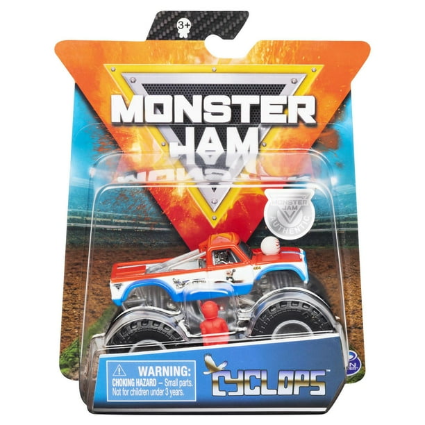 Monster Jam, Official Cyclops Monster Truck, Die-Cast Vehicle, 1:64 ...