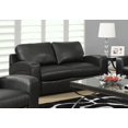 thumbnail image 2 of Monarch Specialties Bonded Leather Loveseat, 2 of 3