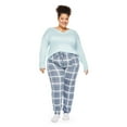 thumbnail image 1 of George Plus Women's Pajama 2-Piece Set, 1 of 6