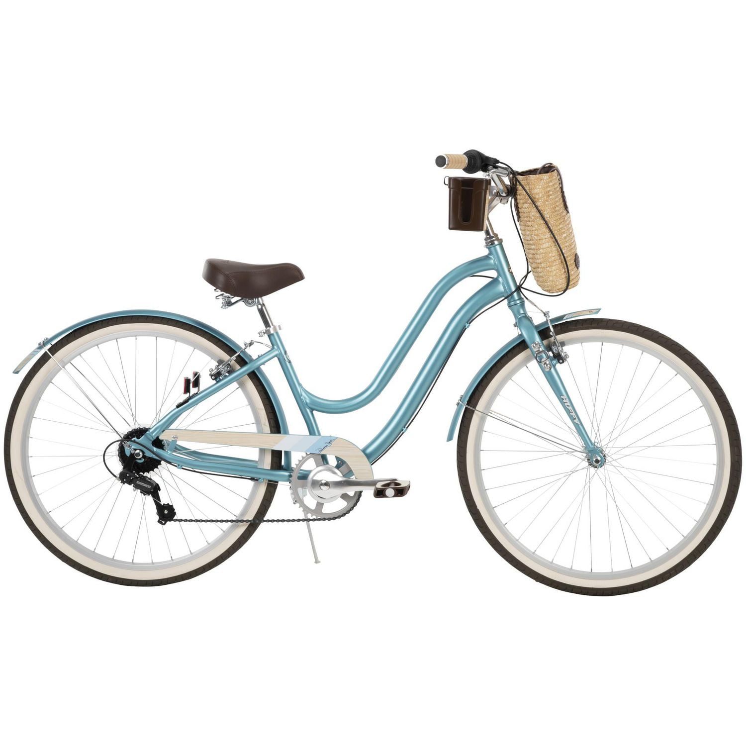 Huffy Panama Jack 26 inch 7 Speed Comfort Bike for Women Teal