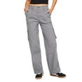 thumbnail image 1 of No Boundaries Women's Wide Leg Cargo Pant, 1 of 6