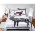 thumbnail image 1 of Safdie & Co. Comforter Set 3PC K Printed Nordic Deer, 1 of 2