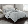 thumbnail image 1 of Safdie & Co. Comforter Set 7PC Q Lianna Grey, 1 of 1