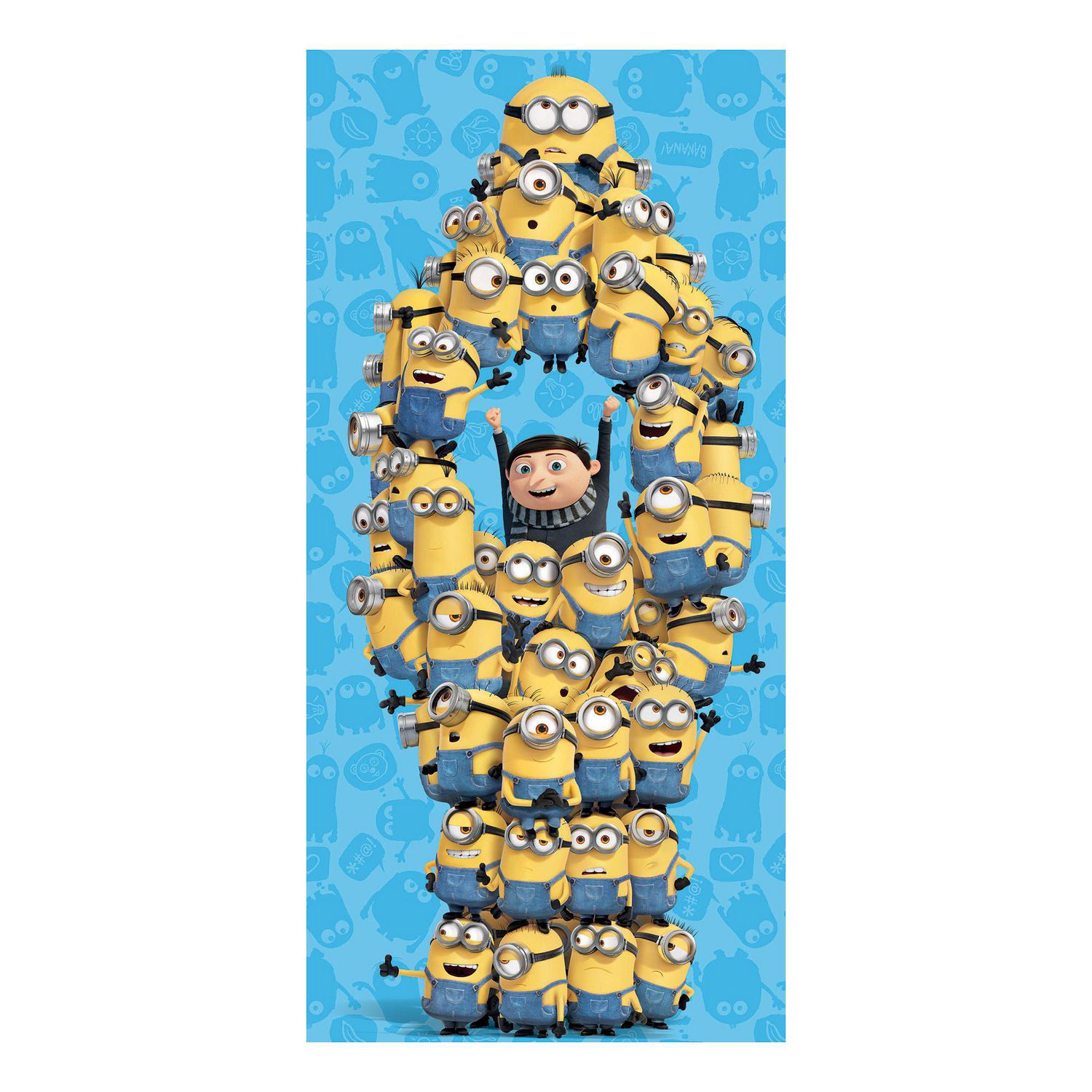 Minions Pile Up Beach Towel 28 x 58 inches Free Shipping 