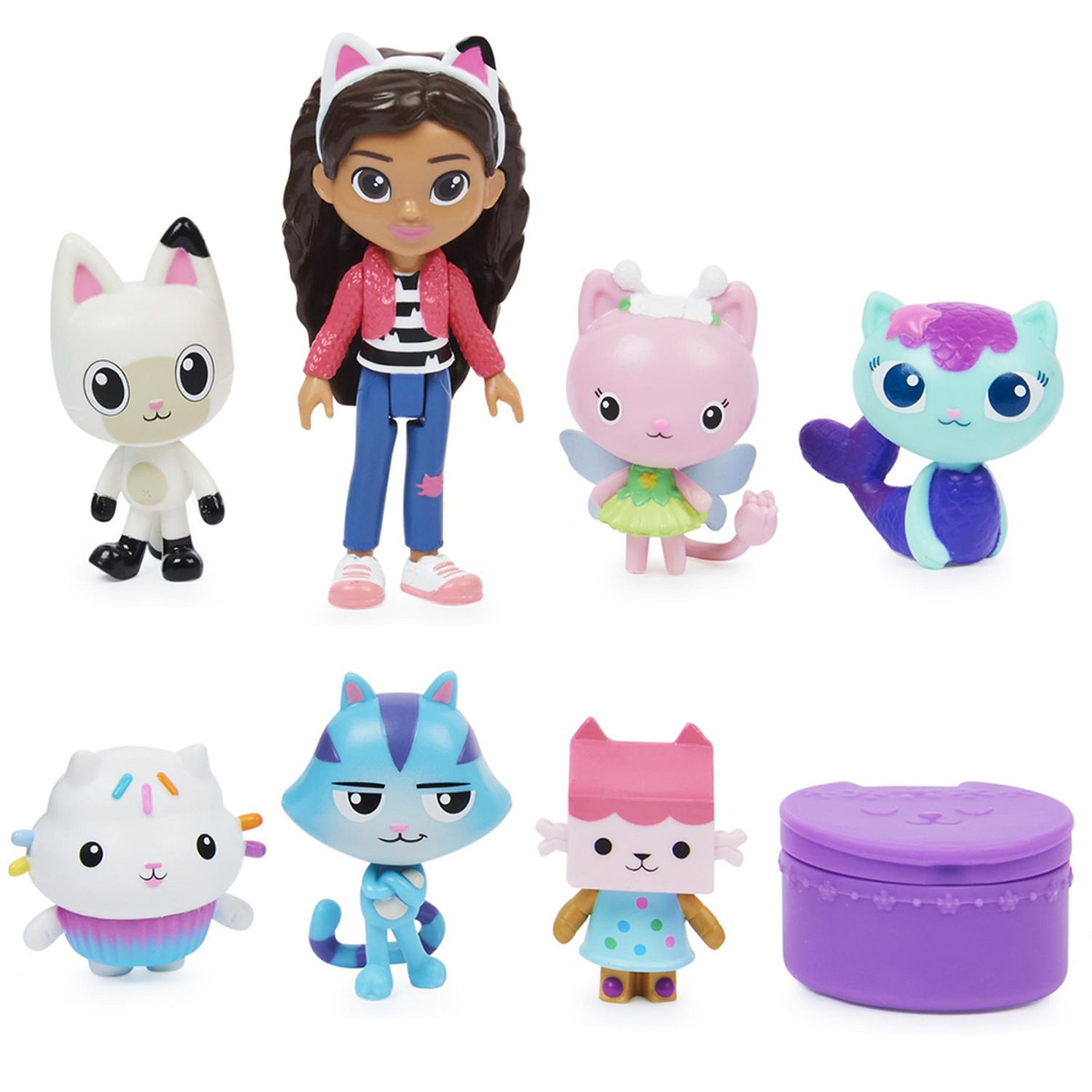 Gabby’s Dollhouse, Deluxe Figure Gift Set with 7 Toy Figures and Surprise  Accessory, Kids Toys for Ages 3 and up