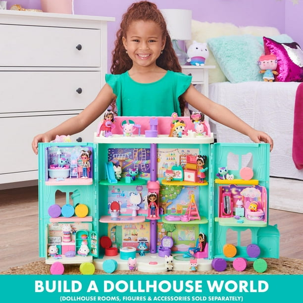 Gabby et la Maison Magique - Gabby's Dollhouse - Playset De Luxe La Cuisine  De Petit Chou - 1 Figurine + Accessoires - Spin Master Games