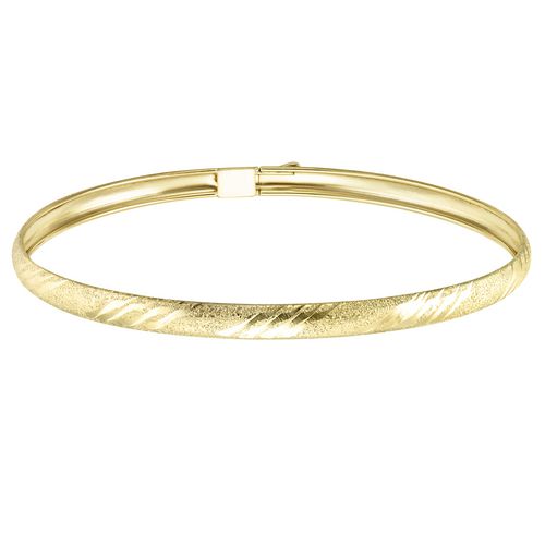 Bangle in 10K yellow Gold. Color: yellow | Doucet Latendresse