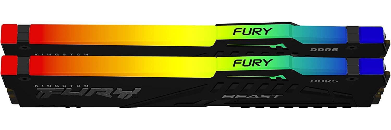 Kingston Fury Beast DDR5 RGB 64GB (2x32GB) 5200MT/s DDR5 CL40 DIMM