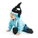 FlapJackKids - Bonnet d'hiver réversible pour bébé, enfant - Polaire double épaisseur - Requin et orque – image 3 sur 3