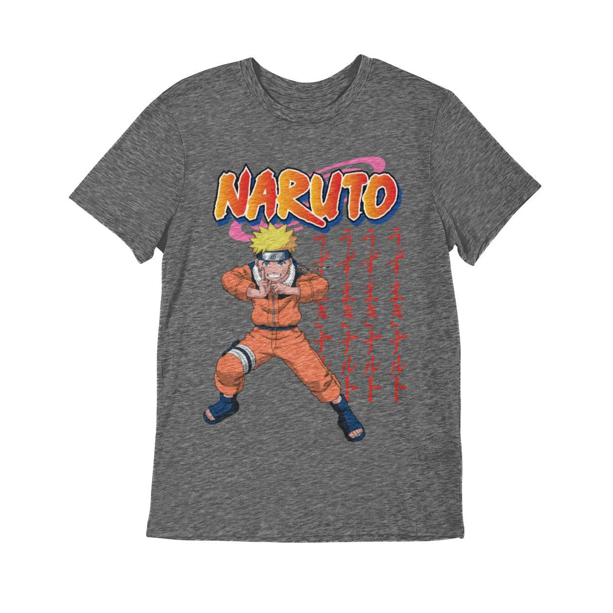 Naruto T-Shirt col rond à manches courtes pour garçon