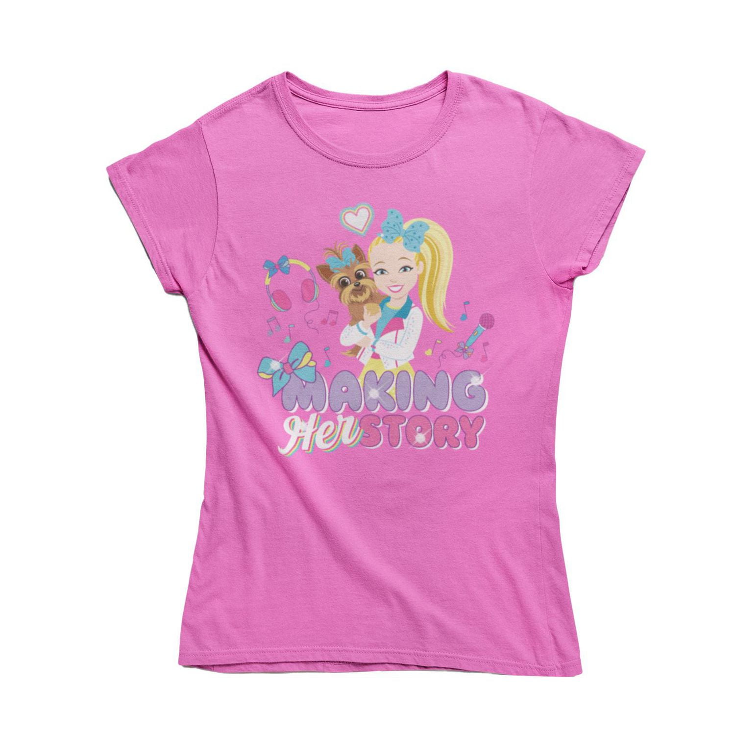 Jojo Siwa T-Shirt à manches courtes pour fille