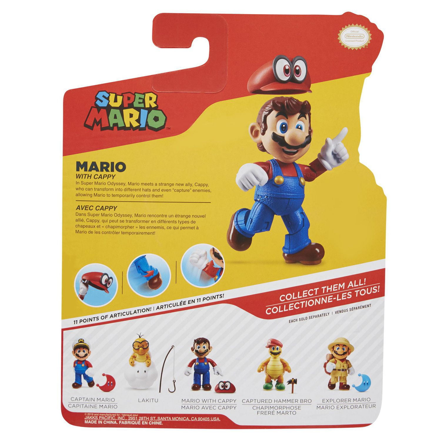 Mario odyssey action best sale figures