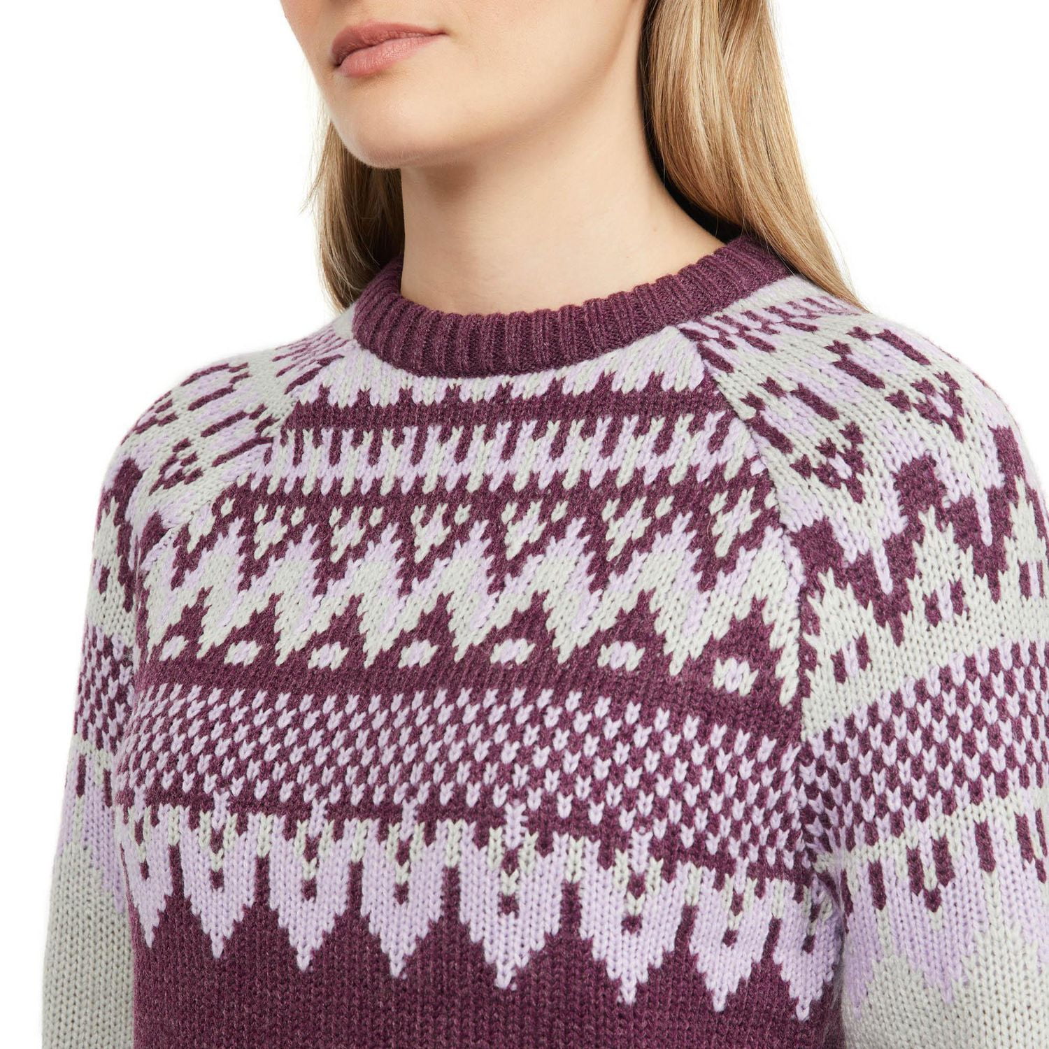 Mexx Women’s Fair Isle Knit Sweater