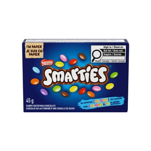 NESTLÉ SMARTIES Candy Coated Milk Chocolate Carton 45 g