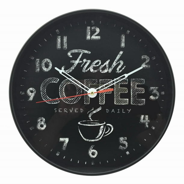 Horloge hometrends en thème café