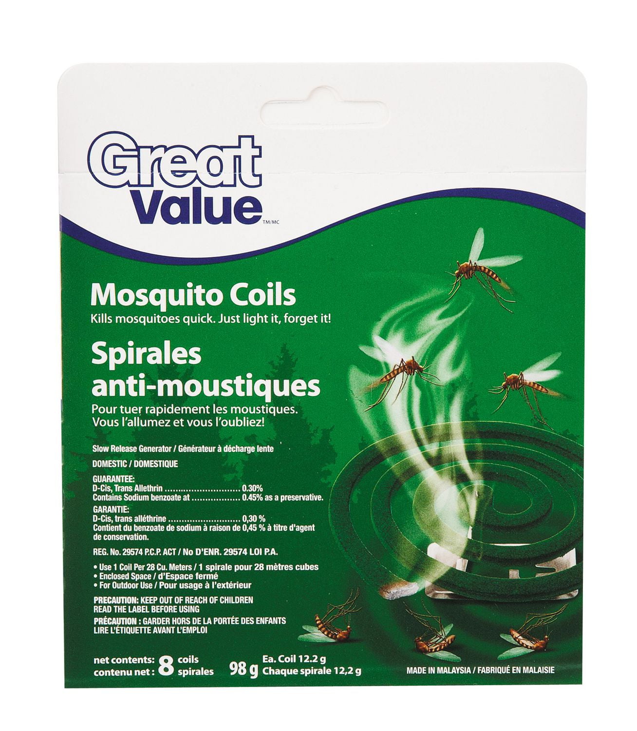 Great Value Mosquito Coils Walmart Canada