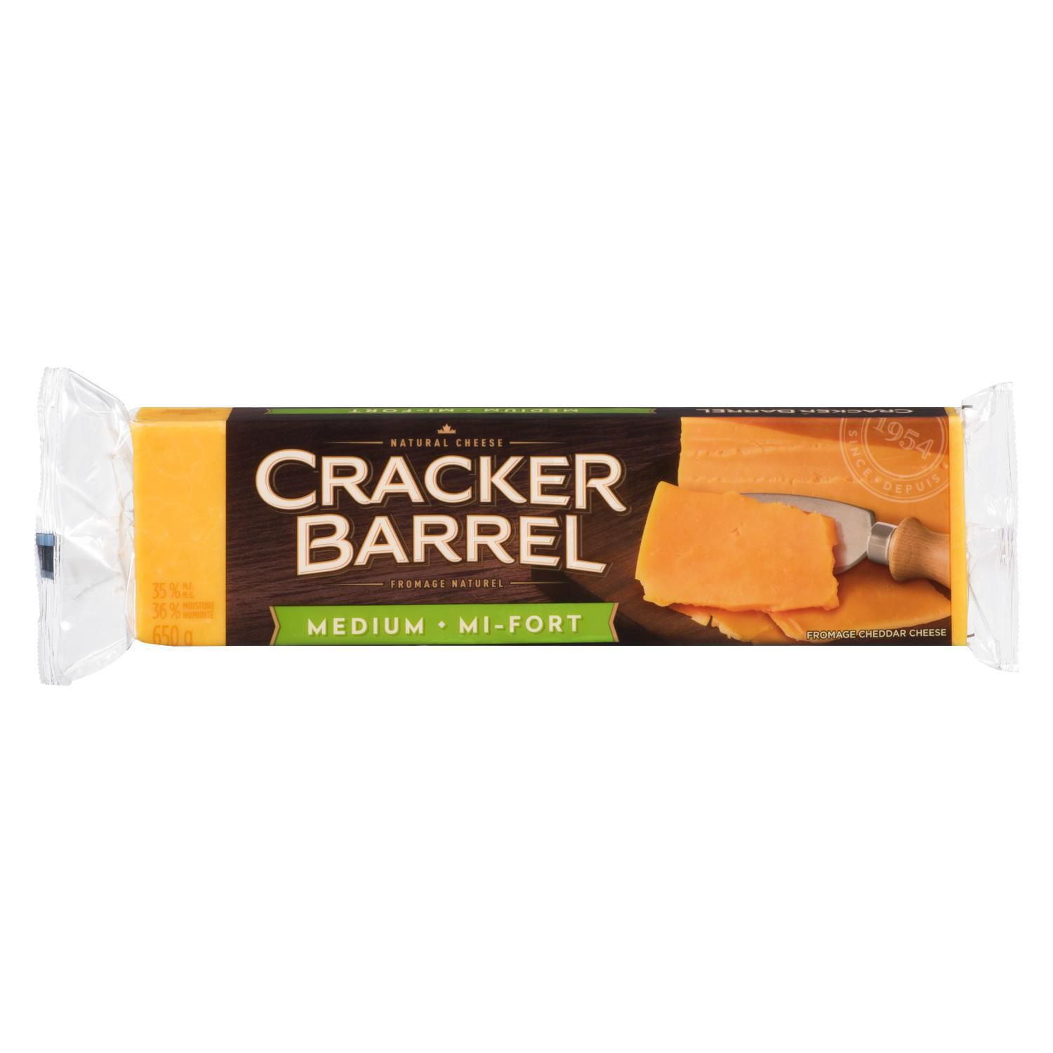 Cracker Barrel Medium Cheddar Cheese Walmart Canada