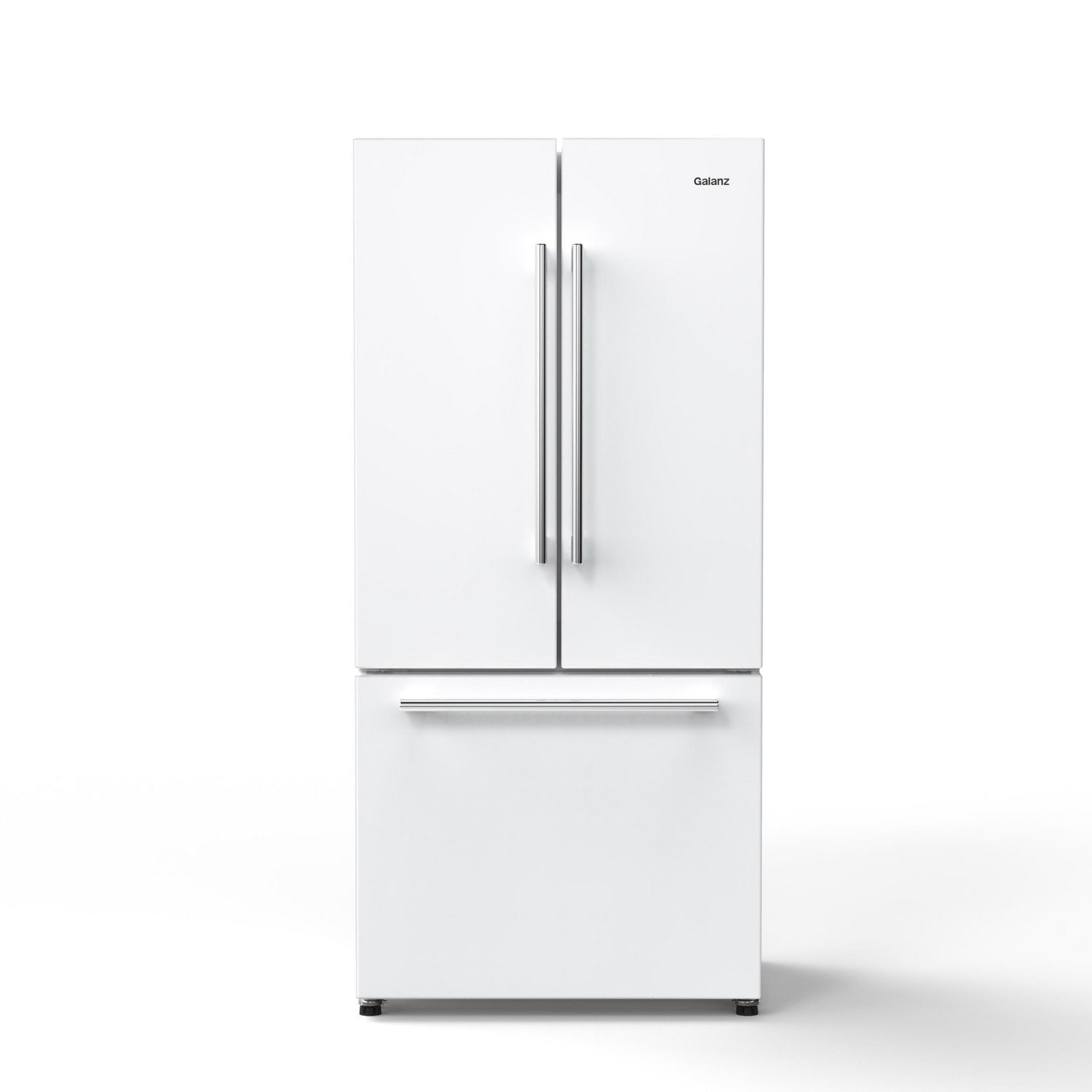 Galanz 33” French Door Refrigerator, Counter Depth, 18 cu.ft. White