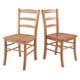 Ensemble 3-pièces Groveland pour le diner, table carrée avec deux chaises de Winsome - 34330 – image 2 sur 9