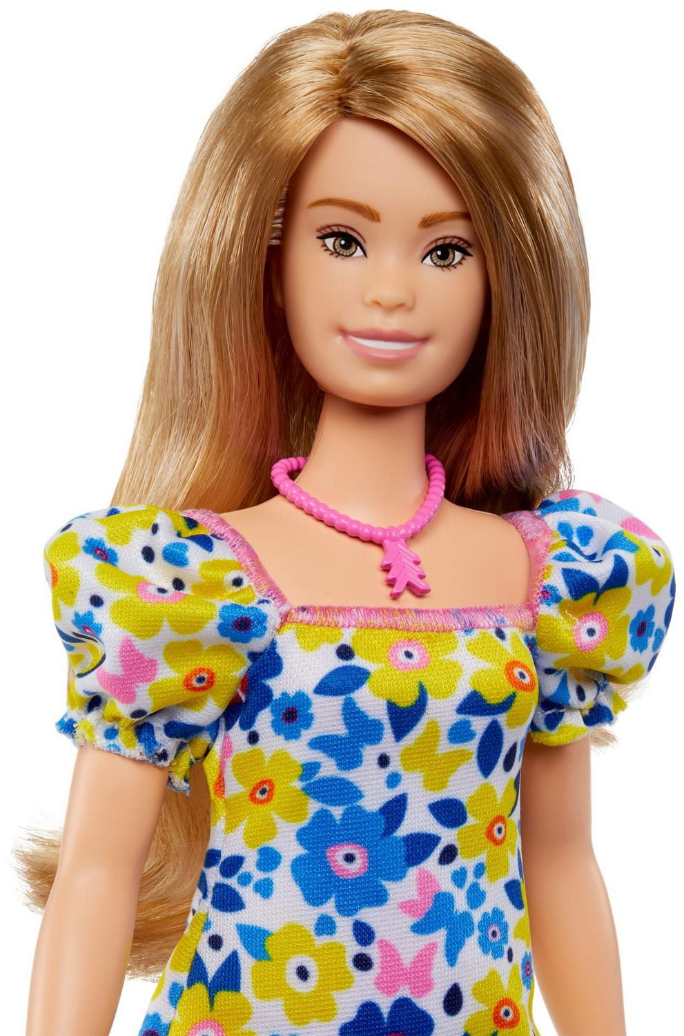 Barbie Fashionistas Doll 208 Barbie Doll with Down Syndrome Wearing Floral Dress Walmart