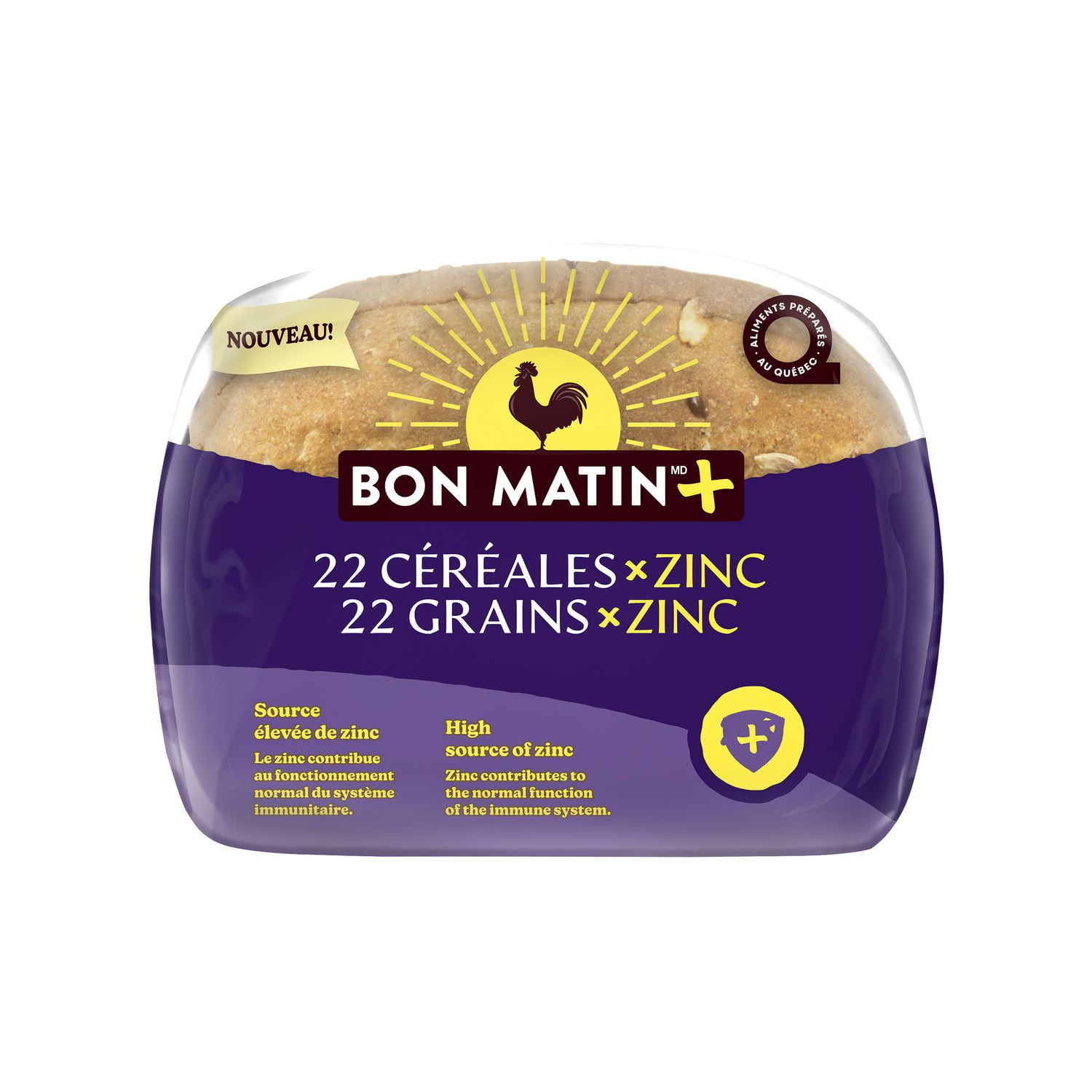 Bon Matin® Plus 22 Grains x Zinc Bread, 600 g
