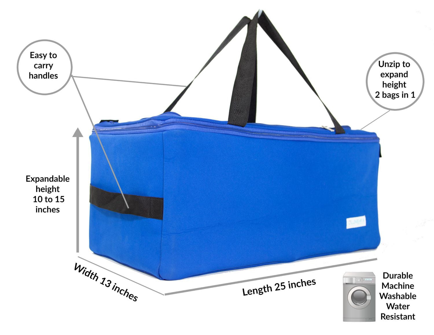 LKN Sac de Rangement Pliable pour v/élo avec Sac Gratuit