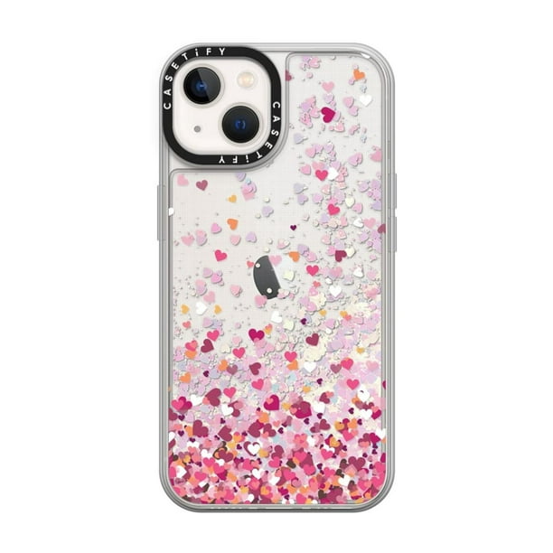 Casetify Glitter Case iPhone 13 Confetti Hearts - Walmart.ca